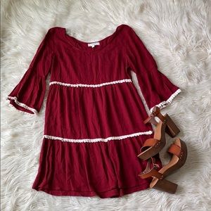 Boutique Tasseled Tunic dress